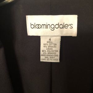 Bloomingdales black blazer